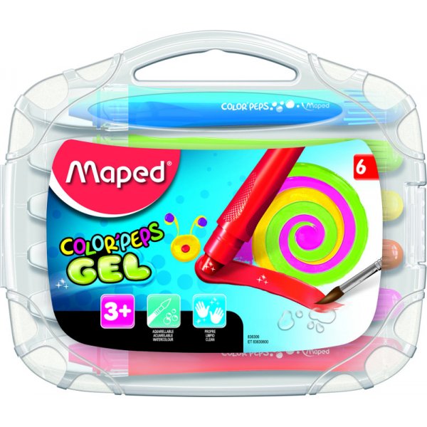 Crayon setti - Maped - Color' peps 6 geelikynt