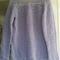 Asiakaskuva DROPS Harjattu Alpaca Silk lanka - 25g - Vaalea laventeli (17)