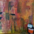Asiakaskuva Akryylimaali Sennelier Abstract 120ml - Cad. Punainen oranssi sävy (615)
