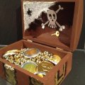 Asiakaskuva Puinen laatikko 15,5 x 11 x 8 cm - k�sittelem�t�n m�nty, lukolla