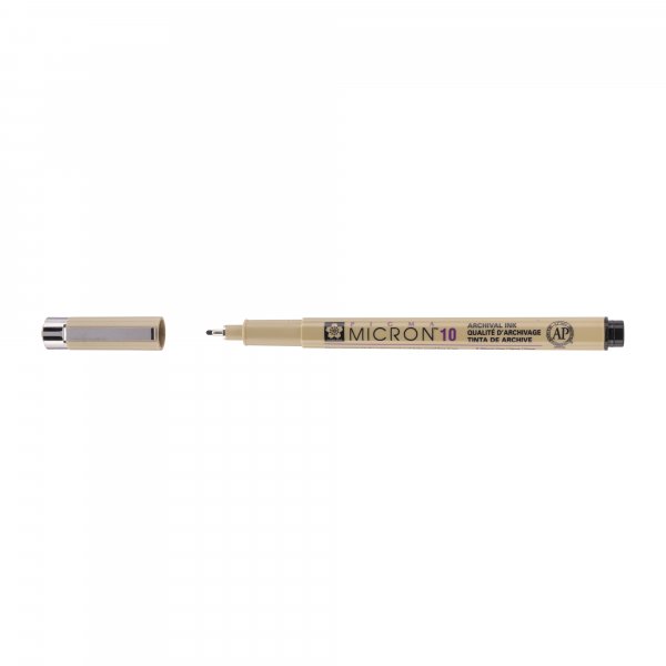 Fineline Pigma Micron Black - 10 (0,6 mm)