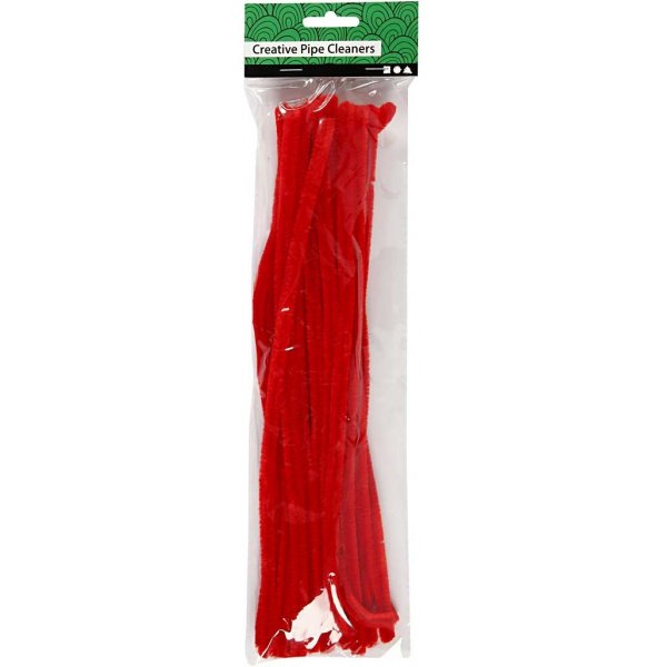 Putkenpuhdistin - 9 mm - punainen - 25 kpl