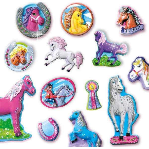 Vala ja maalaa hevoset glitterill