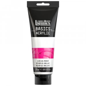 Akryylivliaine - Liquitex Basics -lisaineet - 250ml - Tub Gloss Gel Medium