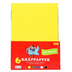 Kreppipaperi A4 - 6 v�ri�