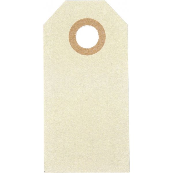 Manila tussit - kerma - 3 x 6 cm - 1000 kpl