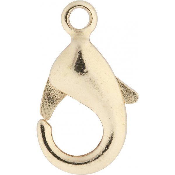 Karabiini - kullattu - 5 kpl