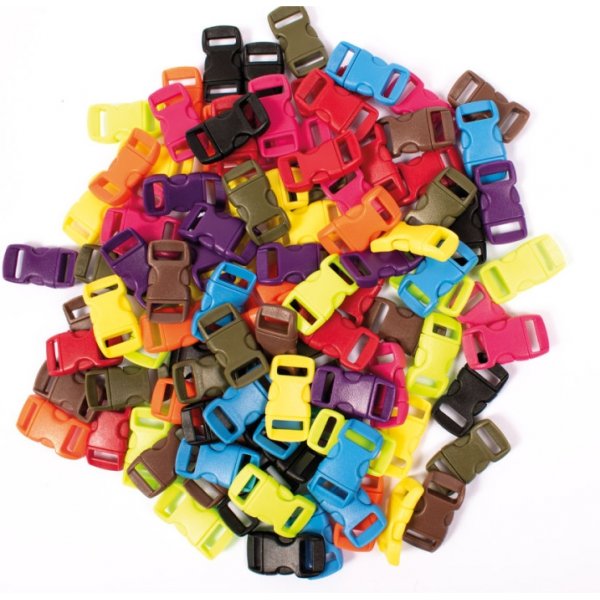 Napsauta solki 11 mm sekavärejä 10 kpl Napsauta solki 11 mm sekavärejä 10 kpl