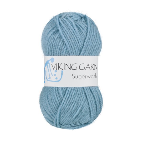 Viking lanka Superwash 50g - Vaaleansininen (120)
