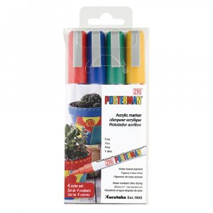 ZIG Posterman PMA-20 tussikyn� 1 mm 4 v�ri�