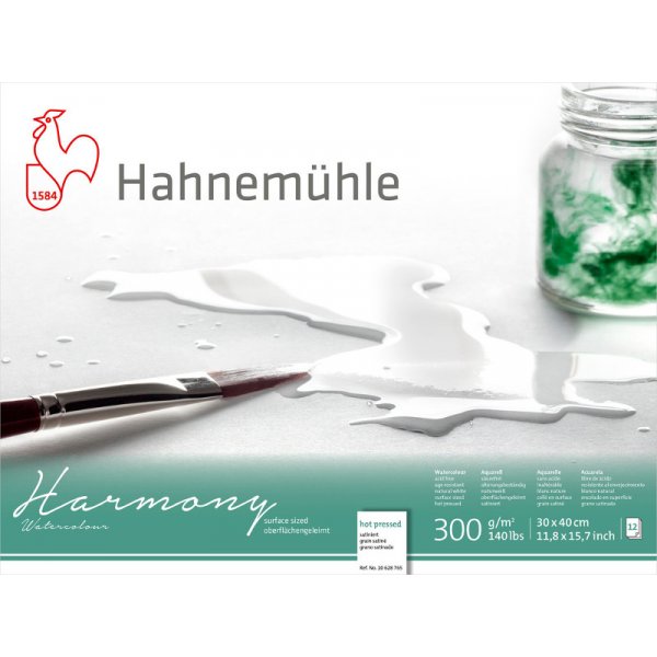 Akvarelliharkko Harmony 300g kuumapuristettu