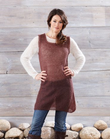 Neulekuvio - Sukkaneuletunika ja pusero