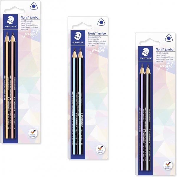 Noris Jumbo Pencils Pastel - 2 kynää
