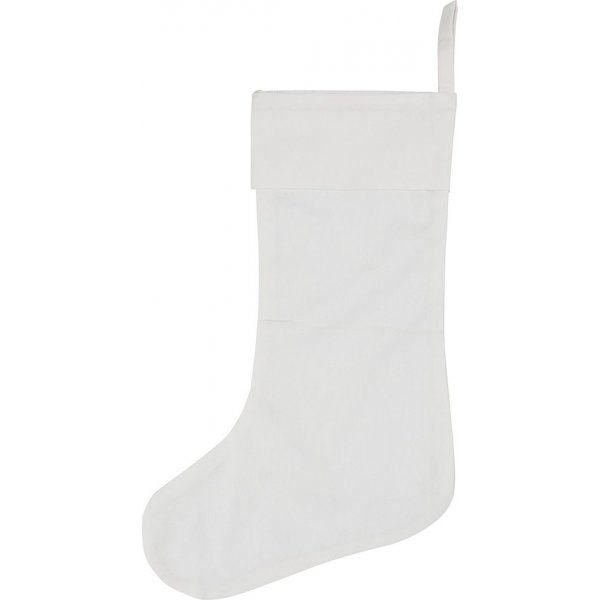 Puuvillaiset joulusukat - valkoinen - 210 g
