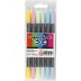 Colortime Double marker - pastellivrit - 6 kpl