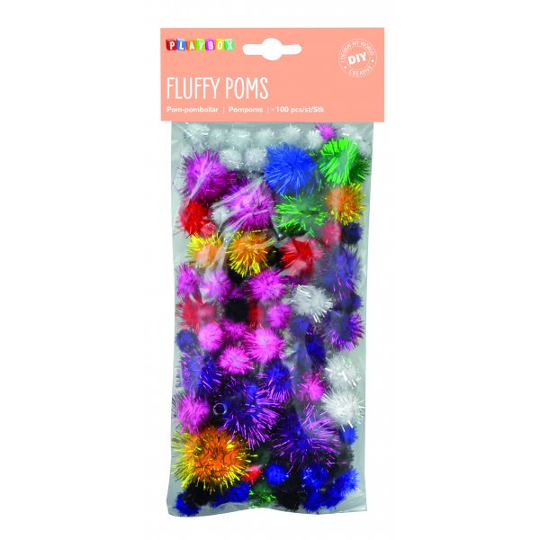 Pom-pom glitteri�