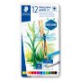 Vesivärikynät Staedtler 146 10C 12 väriä - Metallikotelo Vesivärikynät Staedtler 146 10C 12 väriä - Metallikotelo