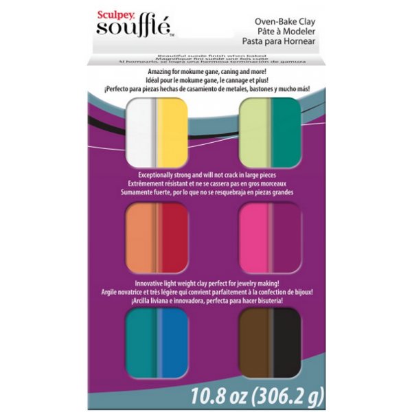 Sculpey Souffle Mutlipack 25,5g - 12 kpl