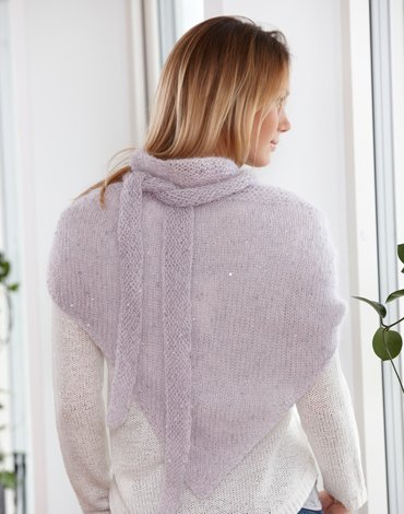 Neulekuvio - Neulottu huivi