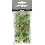Harmony viisteiset muovihelmet - sekoitettu - vihre - 45 g
