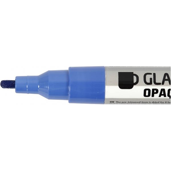 Lasi ja posliini tussit - sekavärit - puoliläpinäkymätön - 1-2 mm - 12 kpl Lasi ja posliini tussit - sekavärit - puoliläpinäkymätön - 1-2 mm - 12 kpl