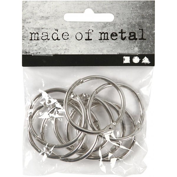 Kirjarengas - 32 mm - 8 kpl