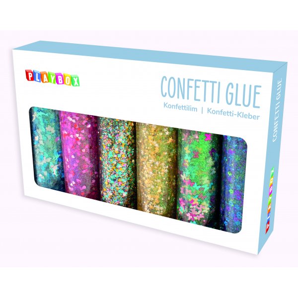 Konfettiliima - 6 x 110 g Konfettiliima - 6 x 110 g