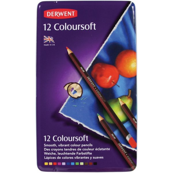 Derwent Colorsoft - 12 kyn