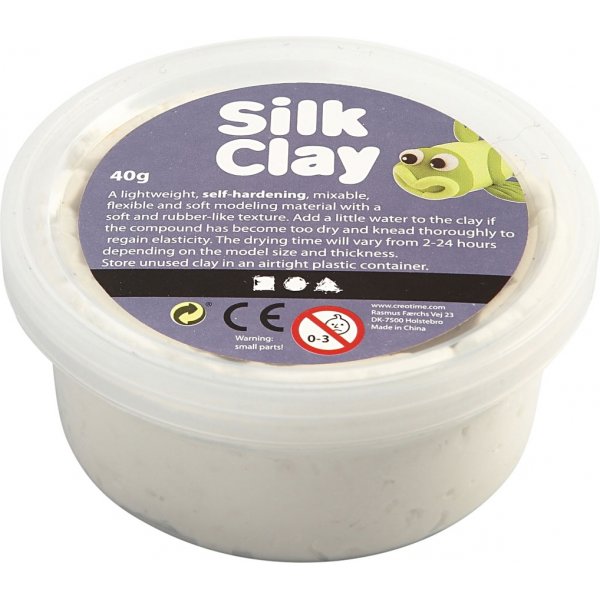Silk Clay® - valkoinen - 40 g Silk Clay® - valkoinen - 40 g