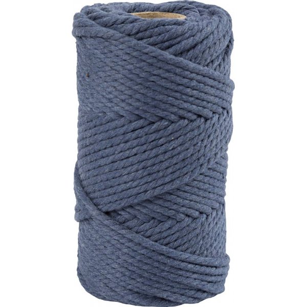 Makramelanka - sininen - Ø4 mm - 55 m