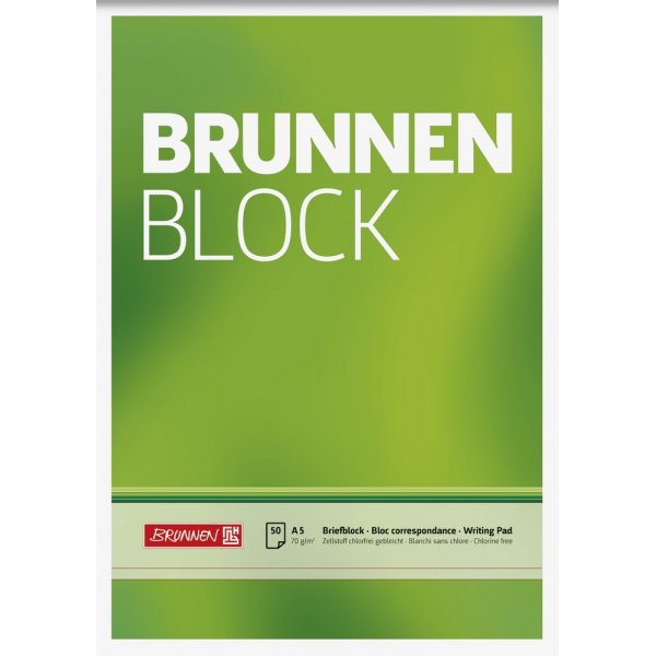 Muistilehti - Brunnen A5 70 g