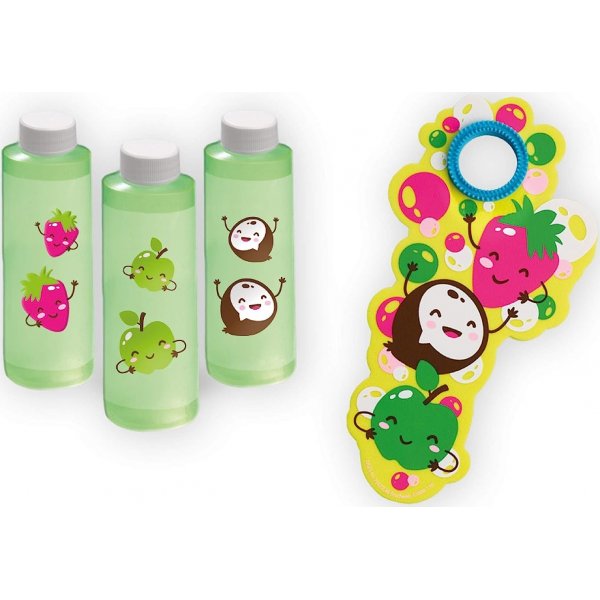 Hedelmän tuoksuisia saippuakuplia 3x 200 ml Hedelmän tuoksuisia saippuakuplia 3x 200 ml