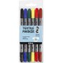 Tekstiilimerkit - vakiovrit - 6 kpl