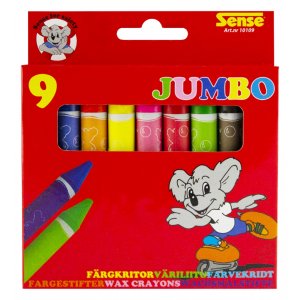 Crayons Sense Jumbo - 9 v�riliidua