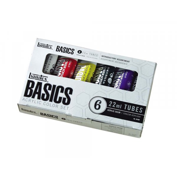 Akryylimaalisarja Liquitex Basset 6x22 ml