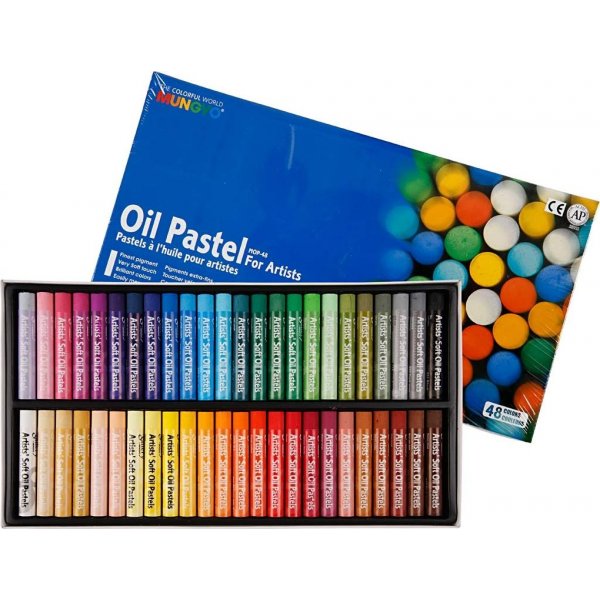 Mungyo Oil pastellit - sekavrit - 48 kpl
