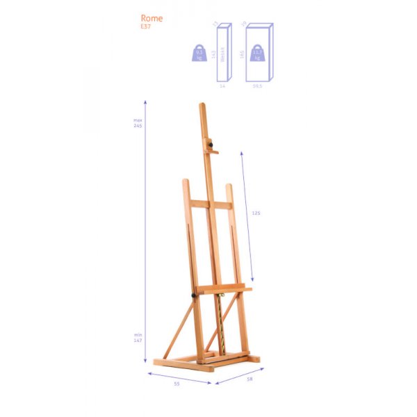 Maalausteline - Studio H-Frame N37 - Rooma - KIT