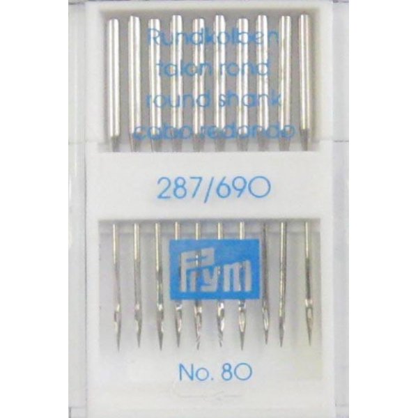 Ompelukoneneulat Sys. 287(690) Vakio 11/80 10 kpl