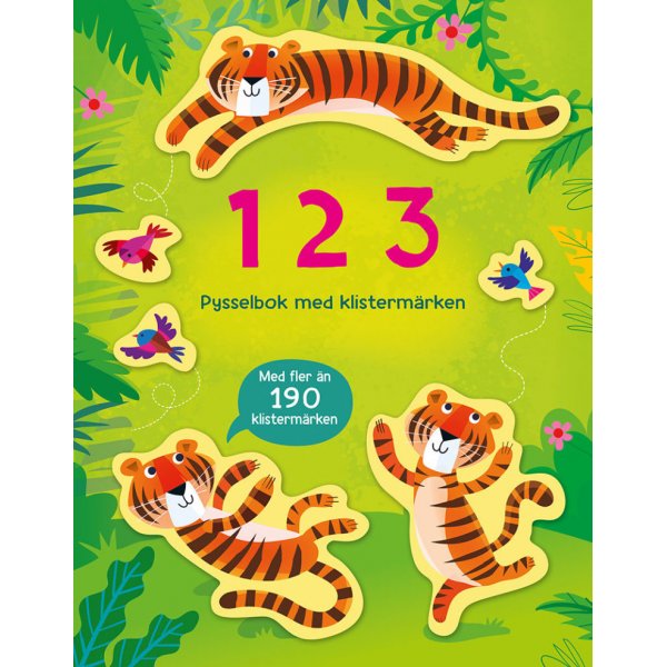 1 2 3: askartelukirja tarroilla
