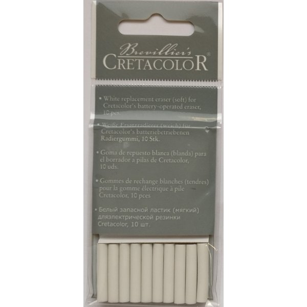 Akkukyttisen Eraser Cretacolorin tyttpakkaus - 10 kpl