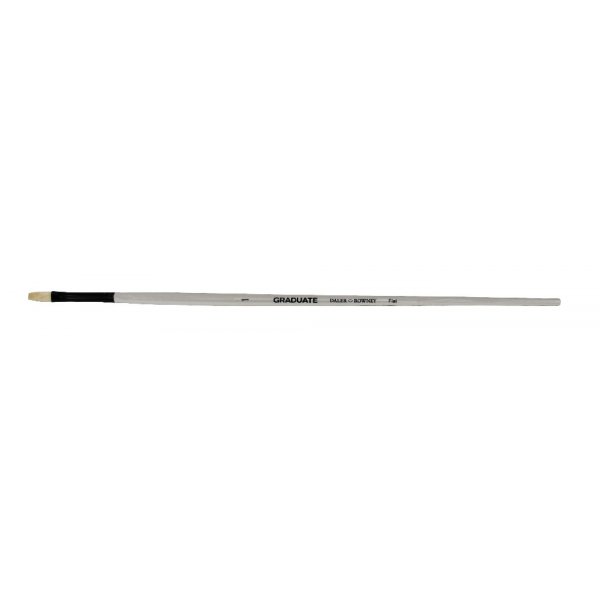 Akryyliharja Graduate Brush Long Flat
