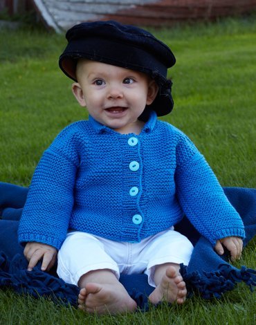 Neulekuvio - Neuletakki (vauva - napeilla)