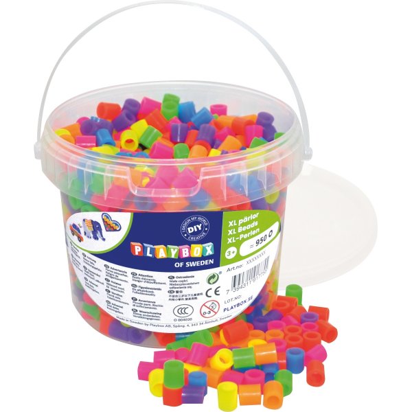 Putkihelmet XL - neon - 900 kpl