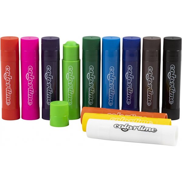 Soft Color Stick - sekavärit - 12 kpl Soft Color Stick - sekavärit - 12 kpl