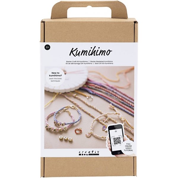 Start DIY Kit Kumihimo - Ystvyysrannekoru
