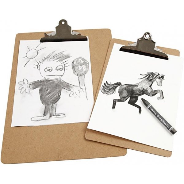 Leikepyt/piirustusalusta - hopea - A4