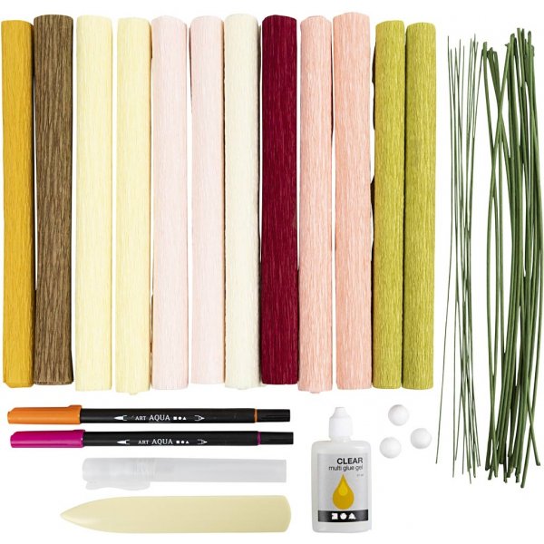 DIY Kit Crepe Paper - Kukkakimppu DIY Kit Crepe Paper - Kukkakimppu
