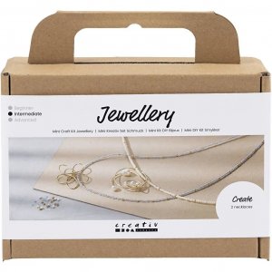 Mini DIY-setti - Helmikaulakoru ja korulanka-riipus