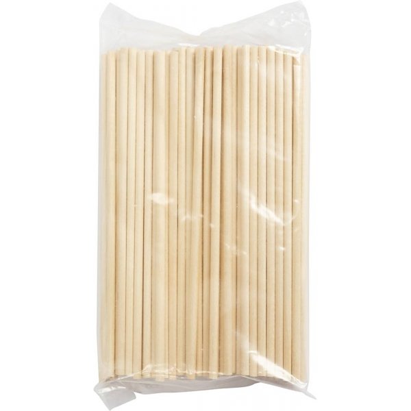 Pyöreä sauva - L15 cm - Ø4 mm - 100 kpl Pyöreä sauva - L15 cm - Ø4 mm - 100 kpl