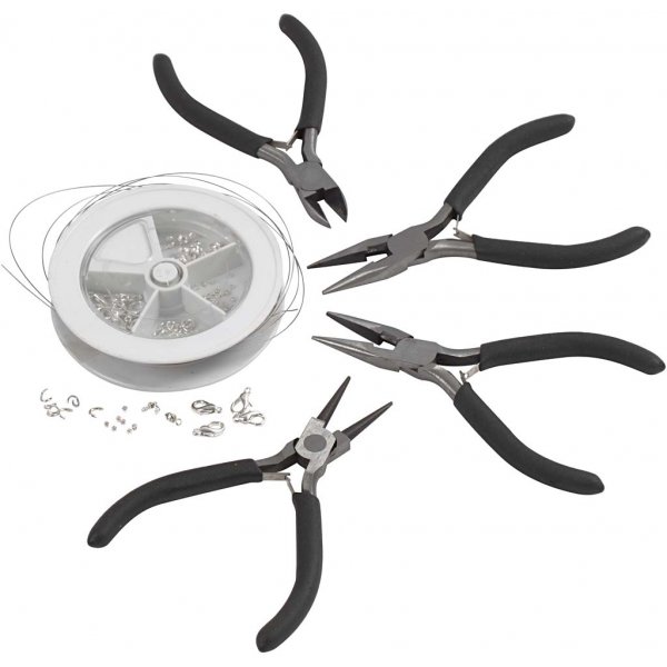 Korujen aloitussetti tykaluineen - hopeoitu